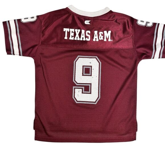 GUC Colosseum Unisex Kids Maroon Texas A&M Short Sleeve Jersey - Size M/5 - Picture 2 of 7